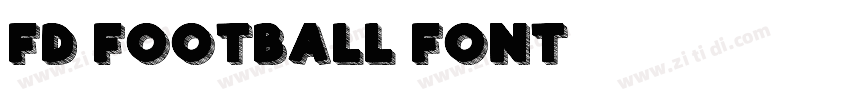 FD Football Font字体转换